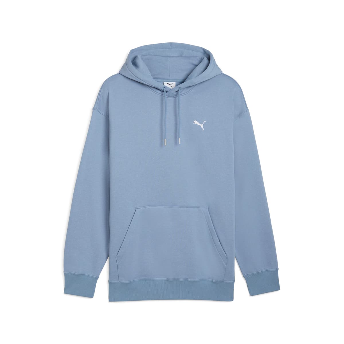 PUMA Wardrobe Essentials relaxte fleece hoodie voor Heren, Blauw, Maat XXL thumbnail 3