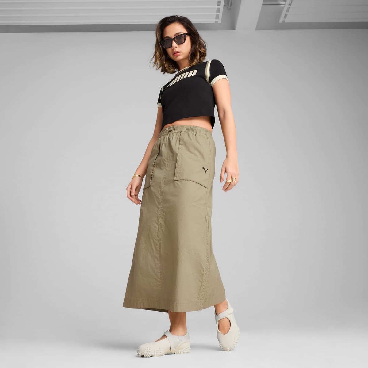 FUTURE.PUMA.ARCHIVE geweven afritsrok voor Dames, Maat XL thumbnail 6