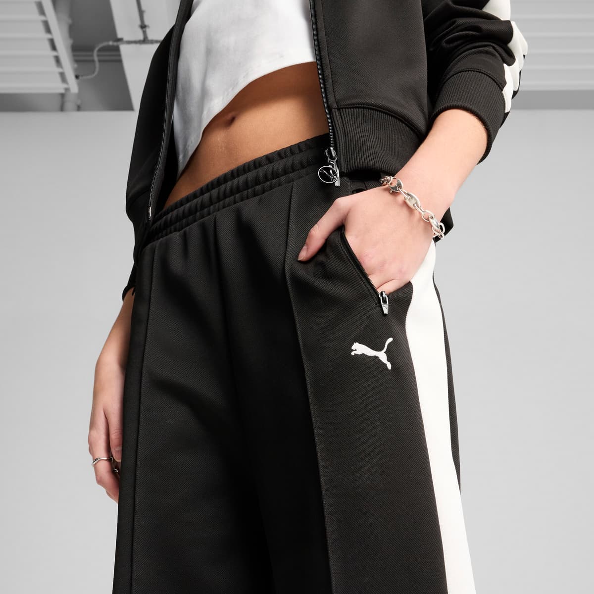 PUMA T7 Always On rechte trainingsbroek voor Dames, Zwart, Maat XXS thumbnail 7