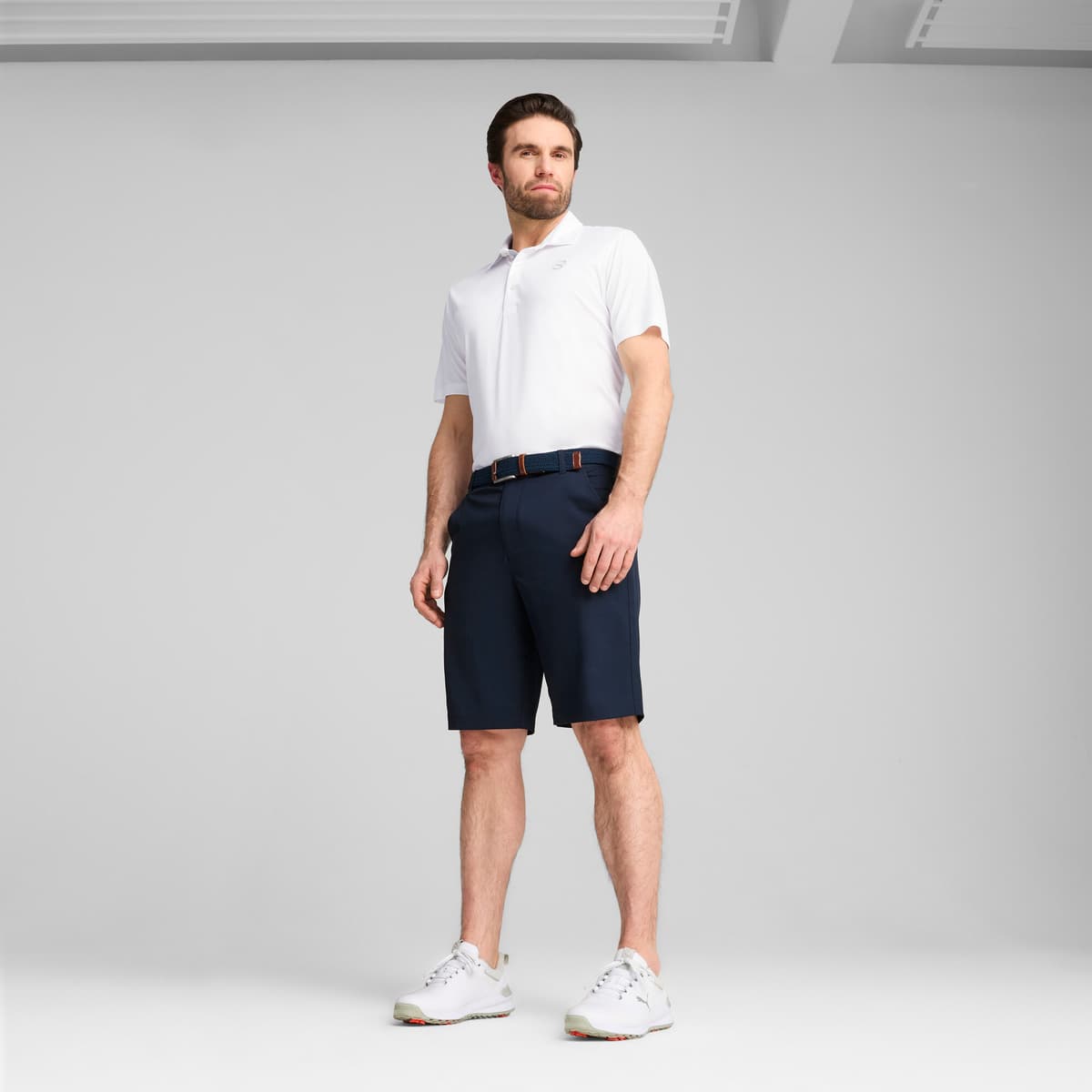 PUMA Pure 2.0 golfpoloshirt voor Heren, Wit, Maat L thumbnail 4