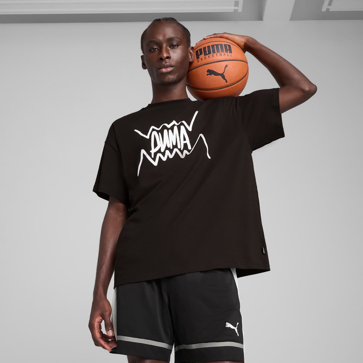 PUMA Jaws Core basketbalshirt voor Heren, Zwart, Maat XXL