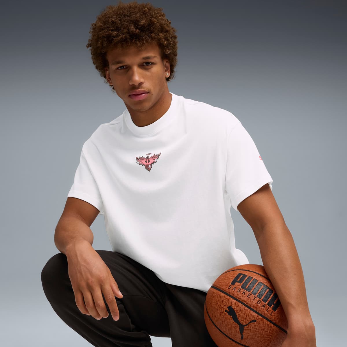 PUMA Melo Alwayz Op 1 basketbalshirt voor Heren, Wit, Maat XL
