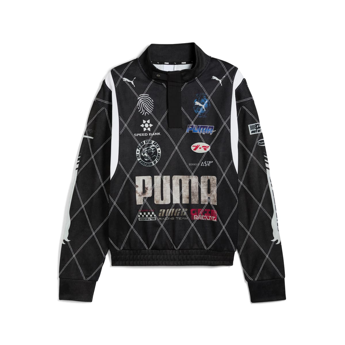 A$AP ROCKY x PUMA verweerd sweatshirt, Zwart, Maat M thumbnail 3
