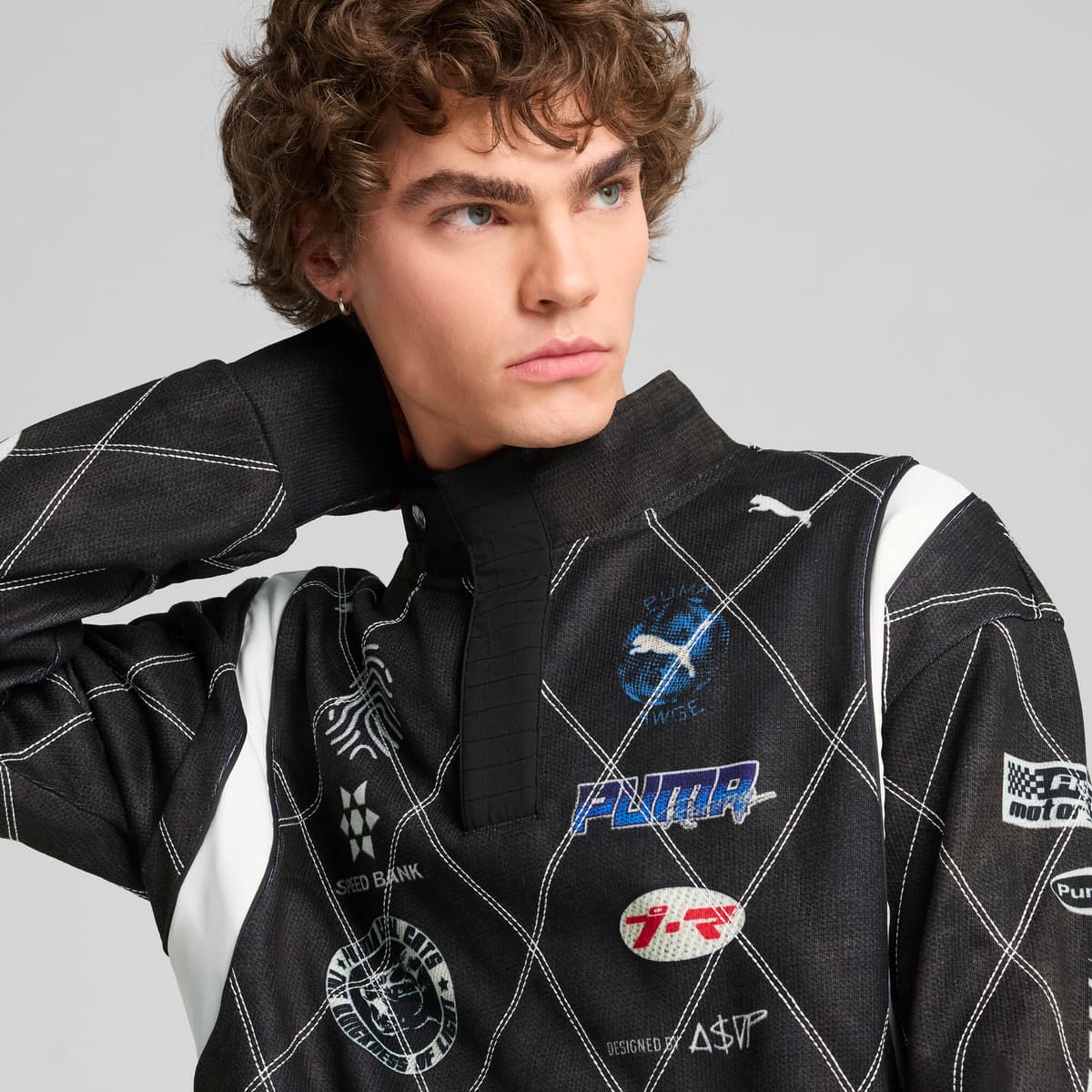 A$AP ROCKY x PUMA verweerd sweatshirt, Zwart, Maat M thumbnail 7