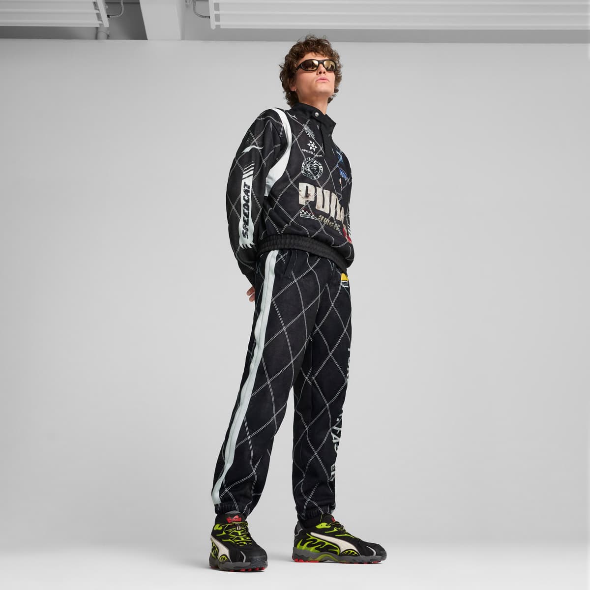 A$AP ROCKY x PUMA verweerd sweatshirt, Zwart, Maat M thumbnail 6