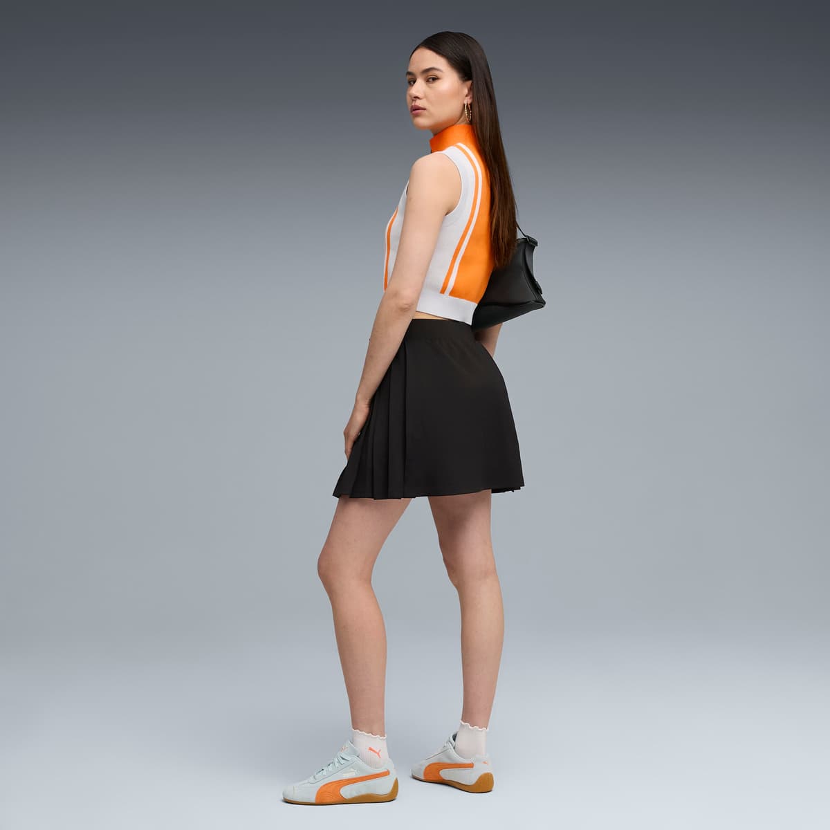 PUMA Wardrobe Essentials plooirok voor Dames, Zwart, Maat L thumbnail 6