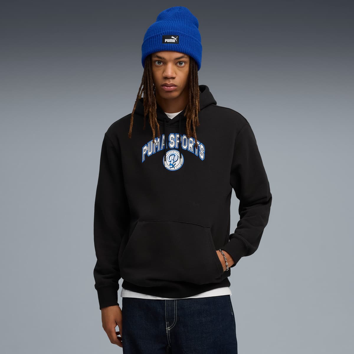 PUMA Wardrobe Essentials Sports Legacy hoodie voor Heren, Zwart, Maat XXL