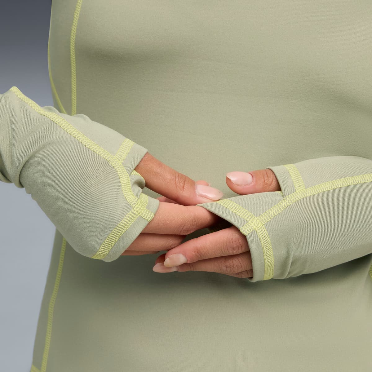 PUMA YONA strakke top met lange mouwen voor Dames, Maat XXS thumbnail 4