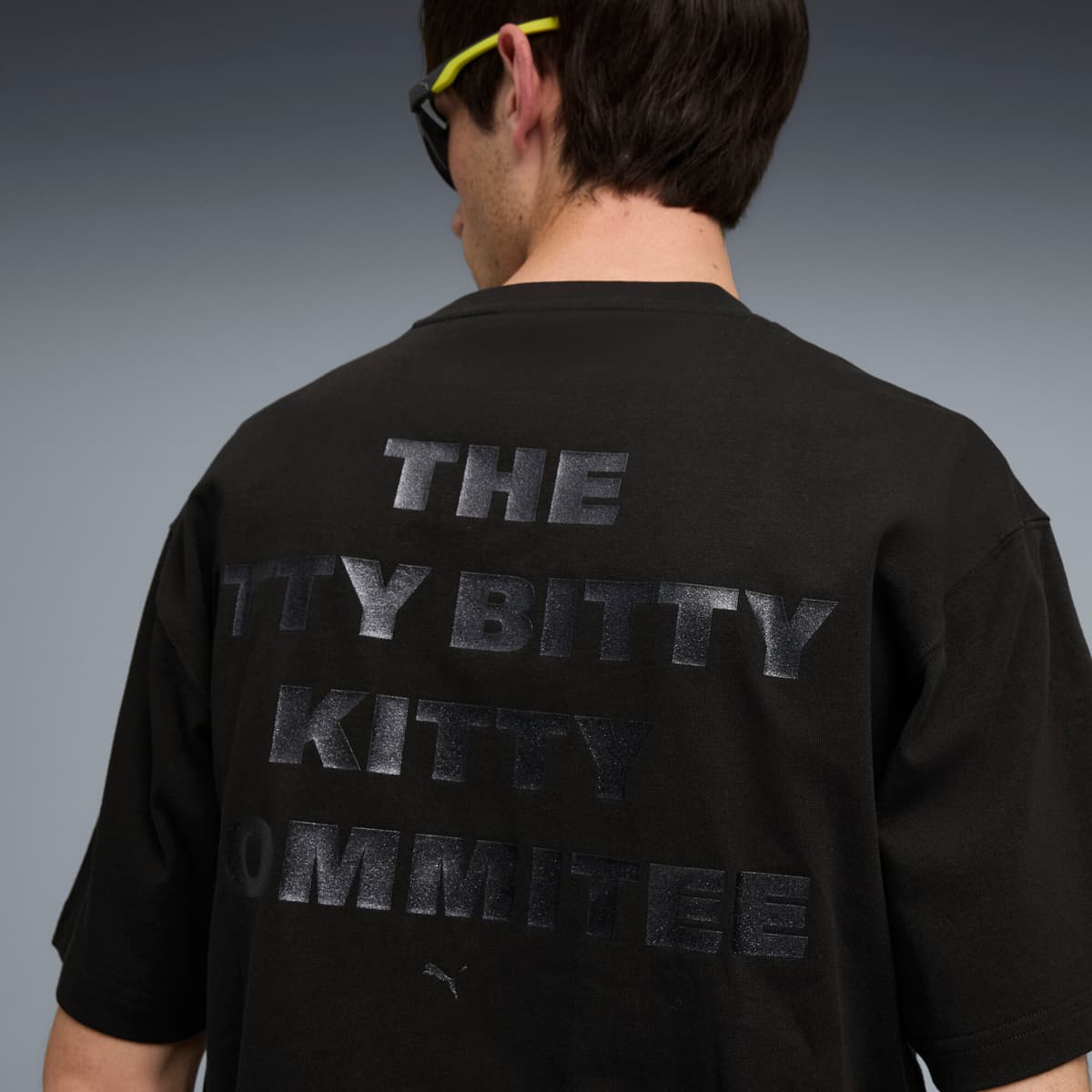 PUMA GRAPHIC Itty Bitty T-shirt voor Heren, Zwart, Maat M thumbnail 7