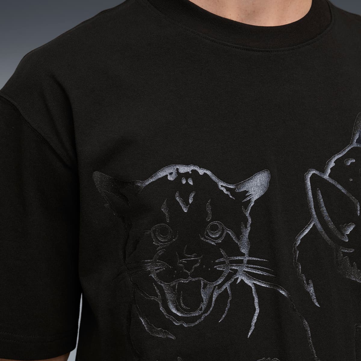 PUMA GRAPHIC Itty Bitty T-shirt voor Heren, Zwart, Maat M thumbnail 4