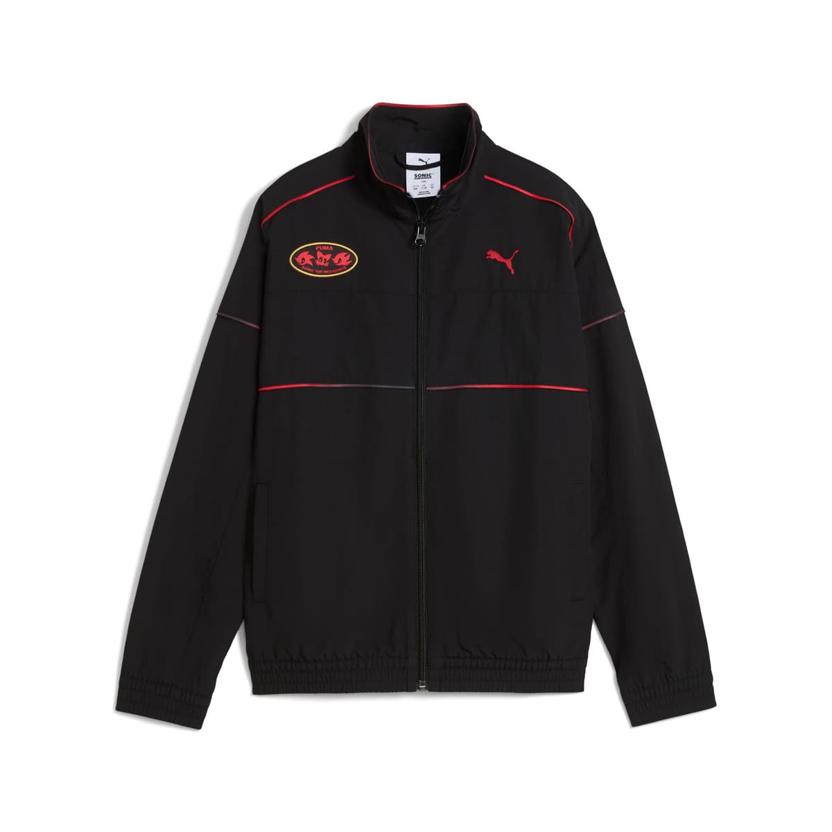 PUMA x SONIC THE HEDGEHOG trainingsjack voor Heren, Zwart, Maat 13-14Y thumbnail 3
