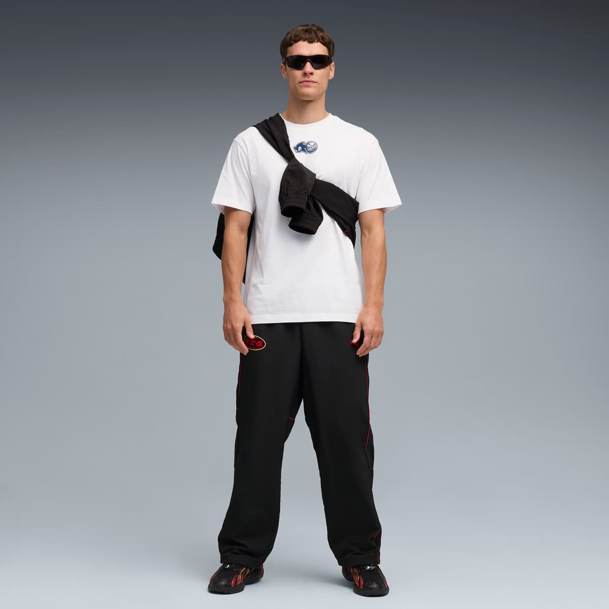 PUMA x SONIC THE HEDGEHOG trainingsbroek voor Heren, Zwart, Maat L thumbnail 6