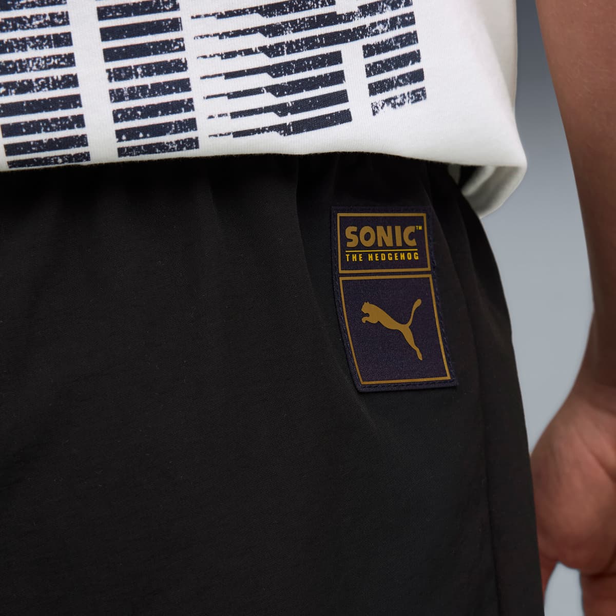 PUMA x SONIC THE HEDGEHOG trainingsbroek voor Heren, Zwart, Maat L thumbnail 4
