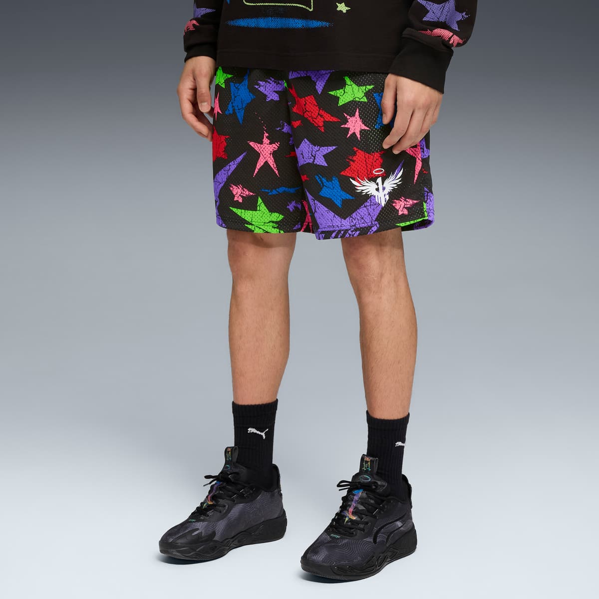 PUMA LaMelo Star Vision short voor Heren, Zwart, Maat 4XL thumbnail 6