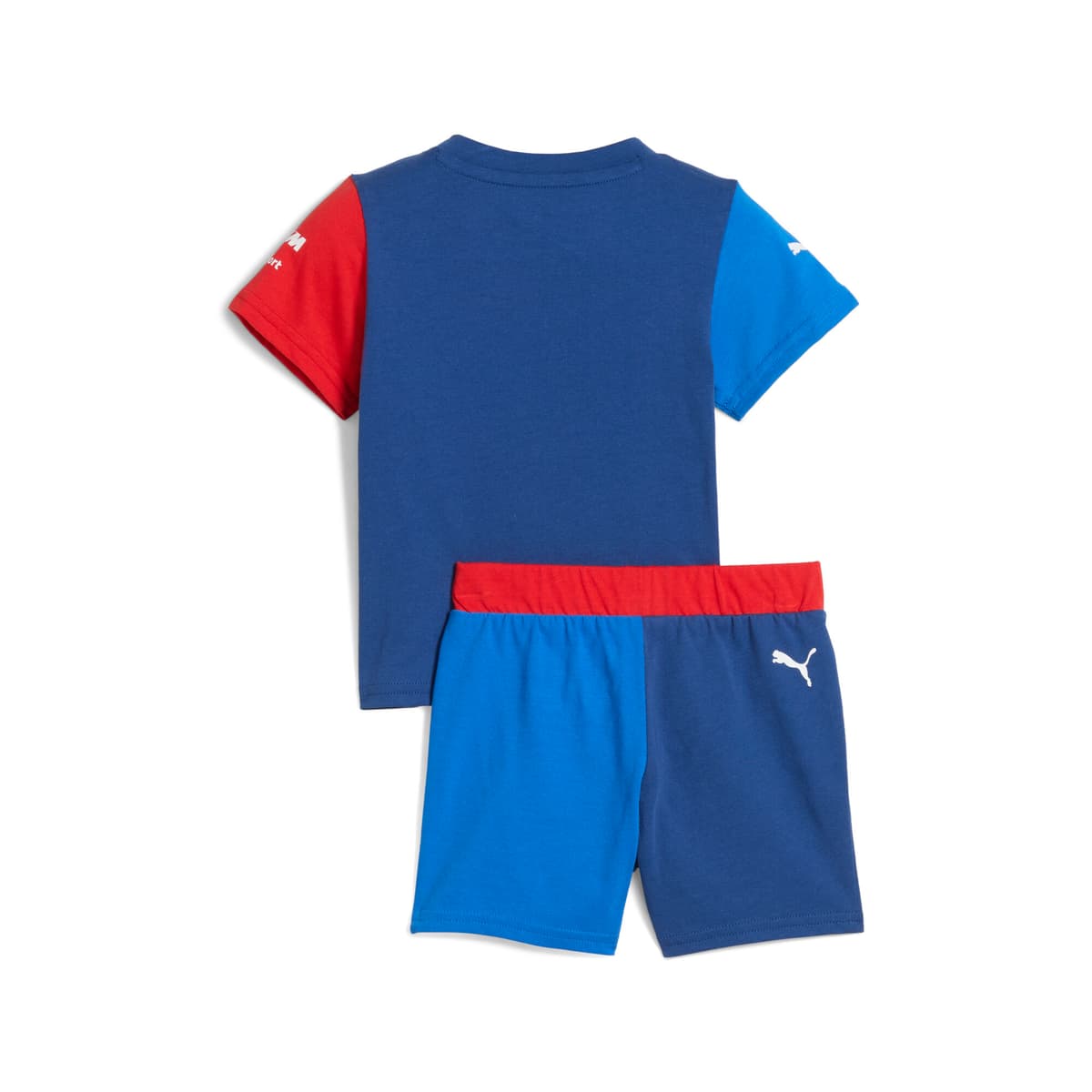 PUMA BMW M Motorsport Essentials set met korte mouwen, Blauw, Maat 3-4Y thumbnail 2