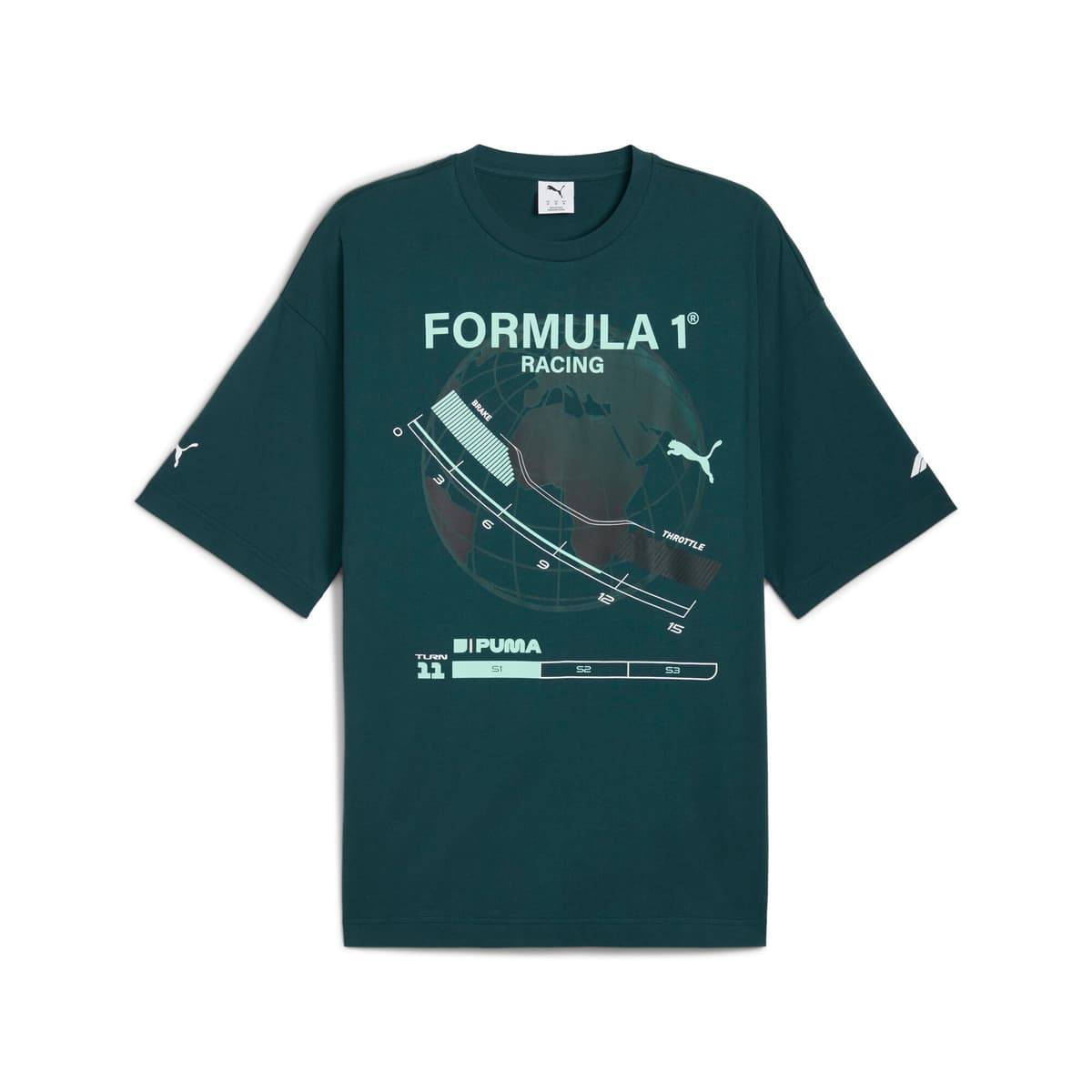 PUMA F1Â® T-shirt met print voor Heren, Groen, Maat L