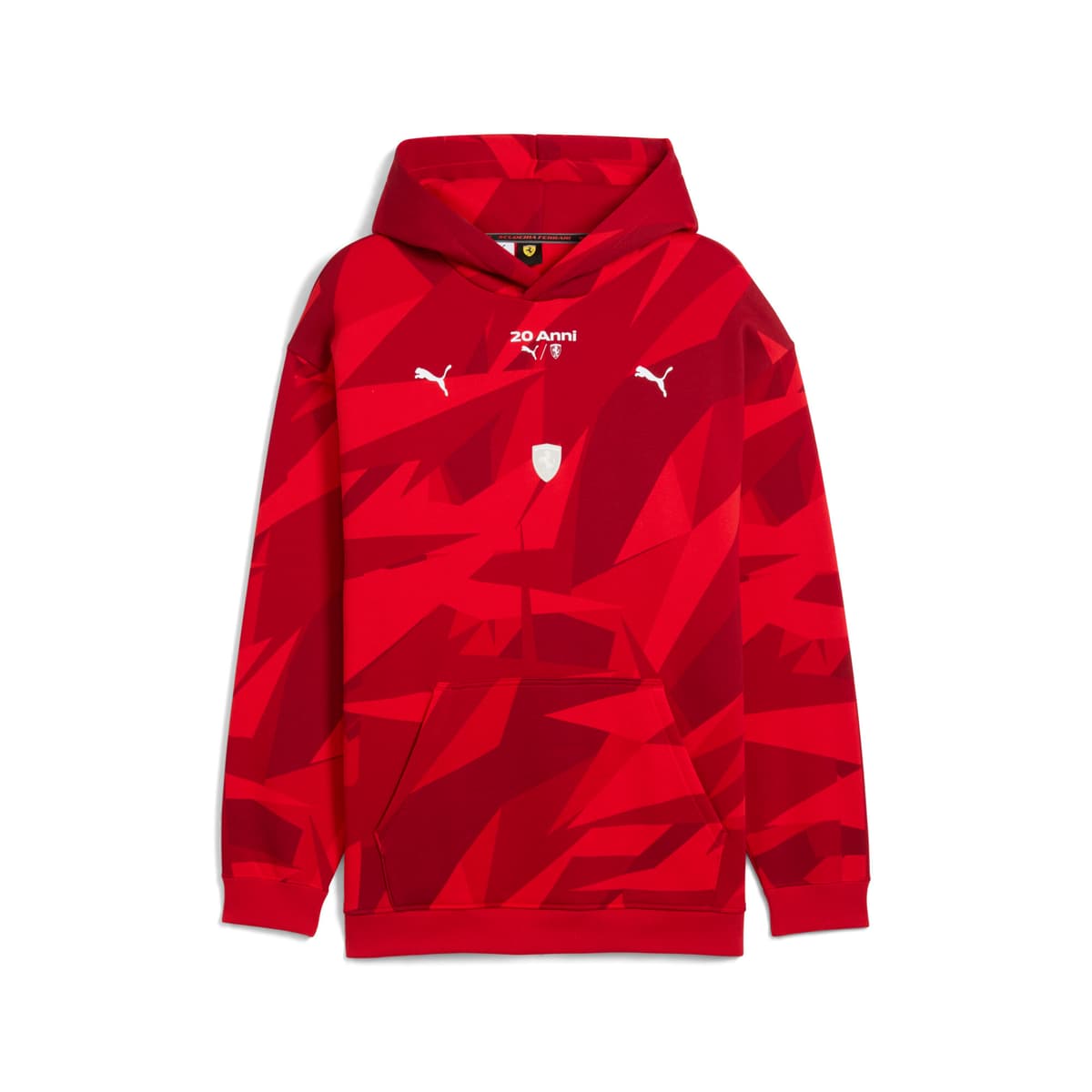PUMA Scuderia Ferrari HP 20 Years of Rood hoodie voor Heren, Maat XXL