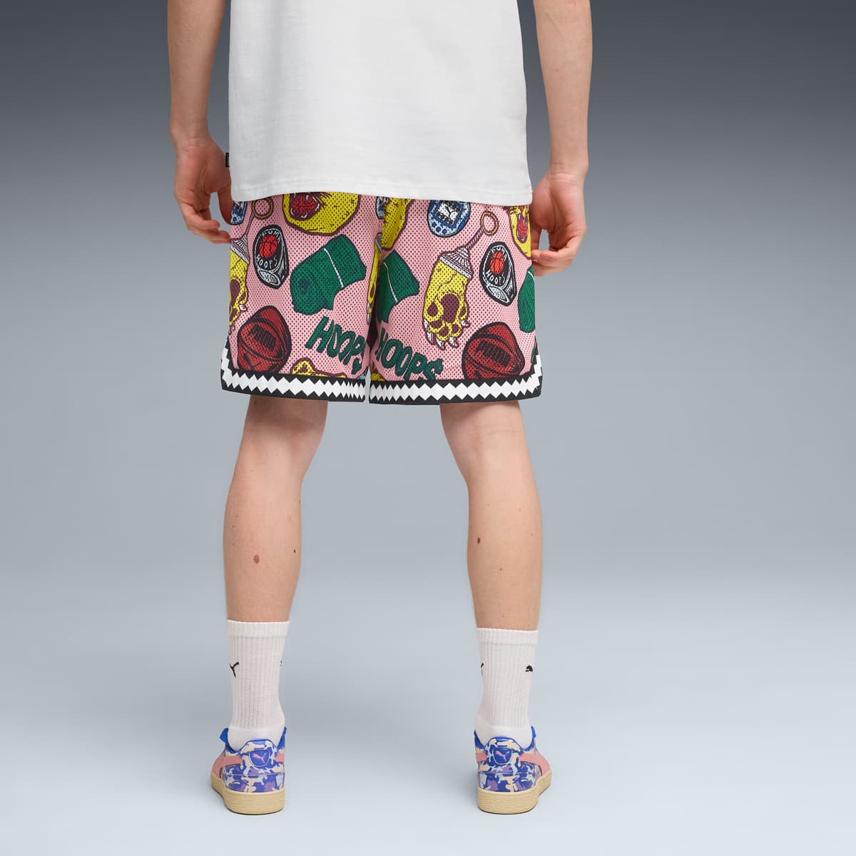 PUMA Commissioner Dylan omkeerbare short voor Heren, Zwart, Maat M thumbnail 5