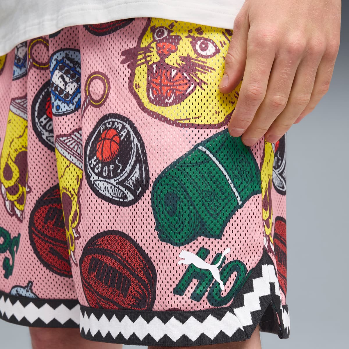 PUMA Commissioner Dylan omkeerbare short voor Heren, Zwart, Maat M thumbnail 4