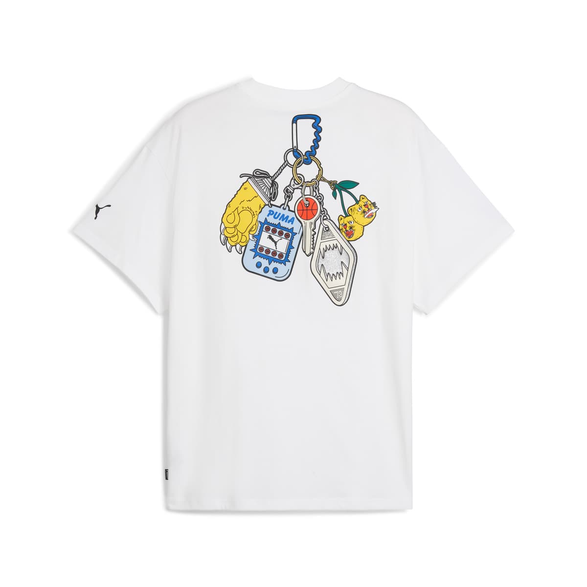 PUMA Commissioner Dylan T-shirt III voor Heren, Wit, Maat 4XL thumbnail 2