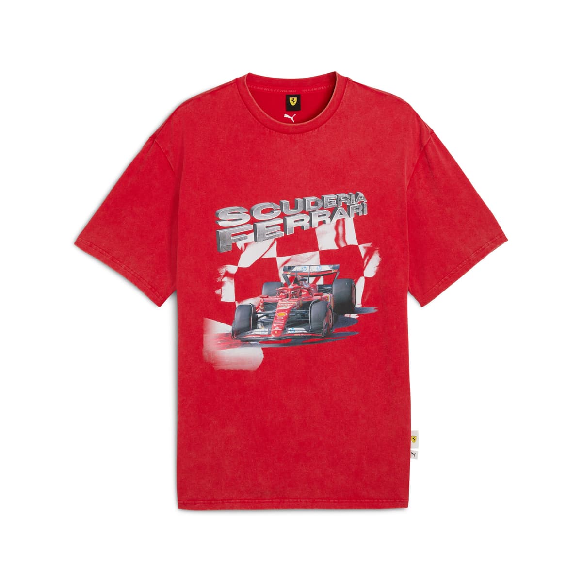 PUMA Scuderia Ferrari Sportswear Graphic T-shirt voor Heren, Rood, Maat XS