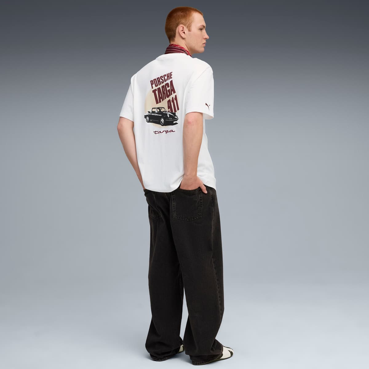 PUMA Porsche Legacy T-shirt voor Heren, Wit, Maat M thumbnail 4