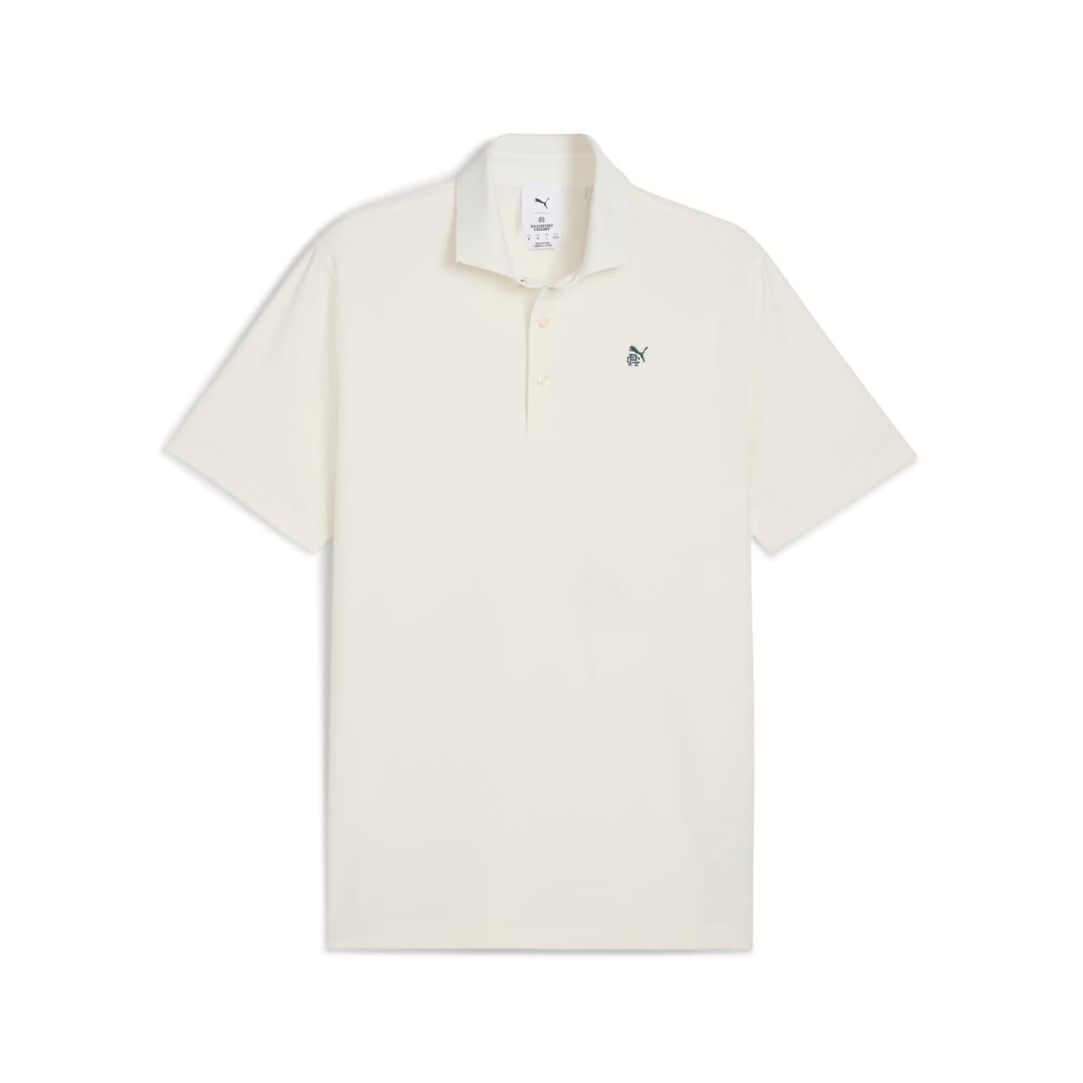 PUMA x REIGNING CHAMP MATTR jacquard golfpolo voor Heren, Wit, Maat XL