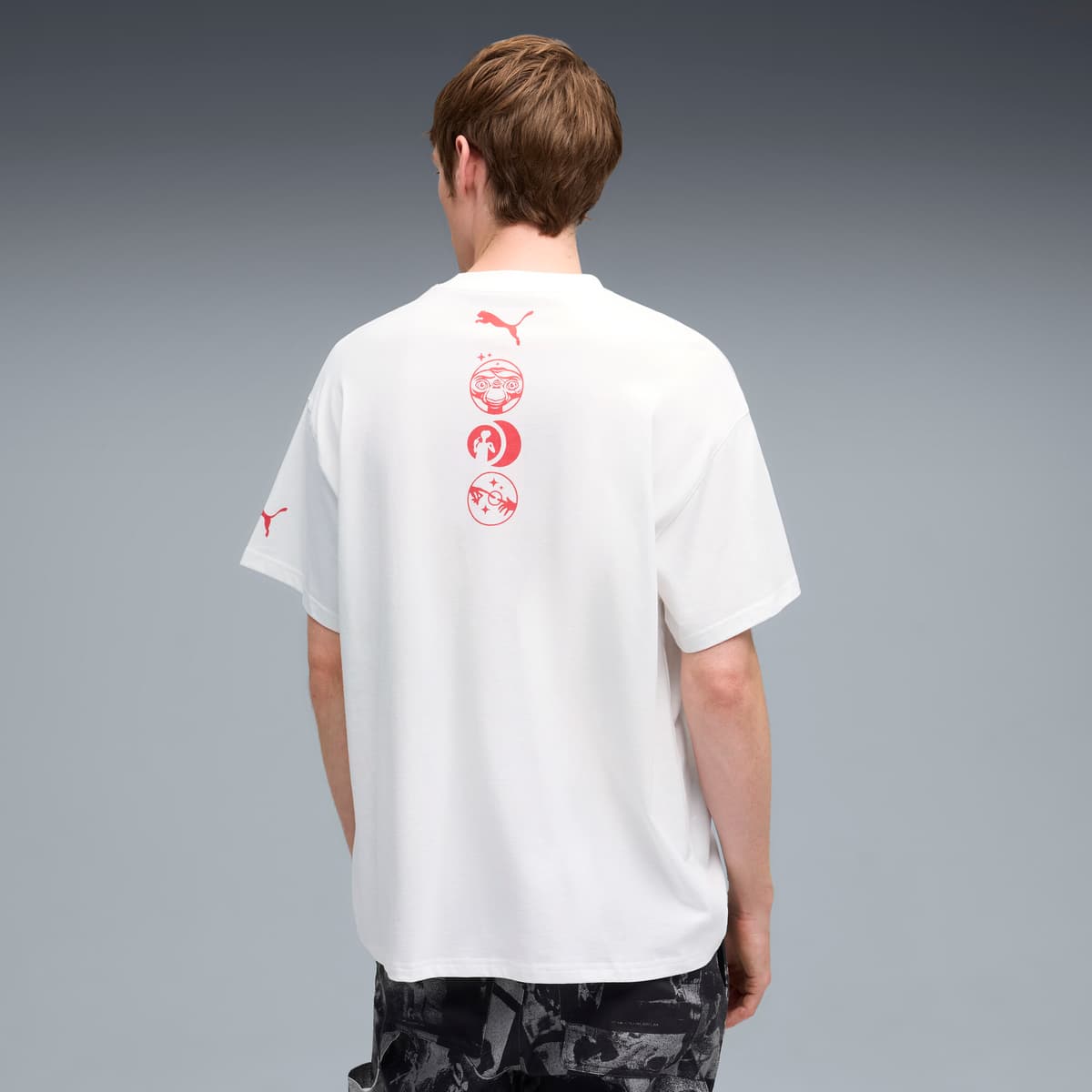 PUMA x E.T. I basketbalshirt voor Heren, Wit, Maat L thumbnail 5