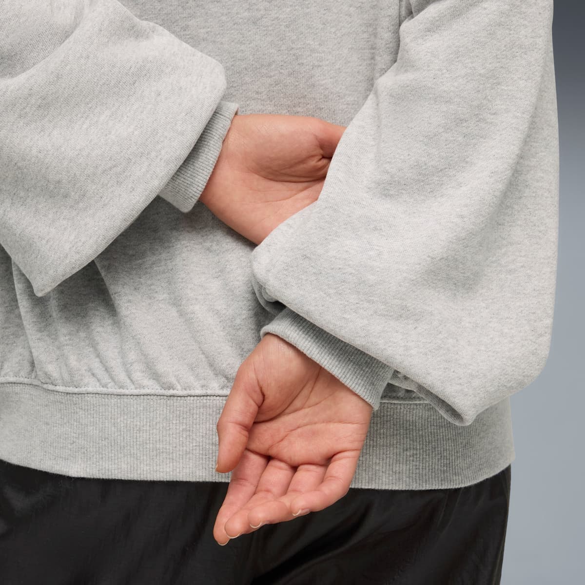 PUMA x ROSÃ oversized top met ronde hals voor Dames, Grijs, Maat S thumbnail 4