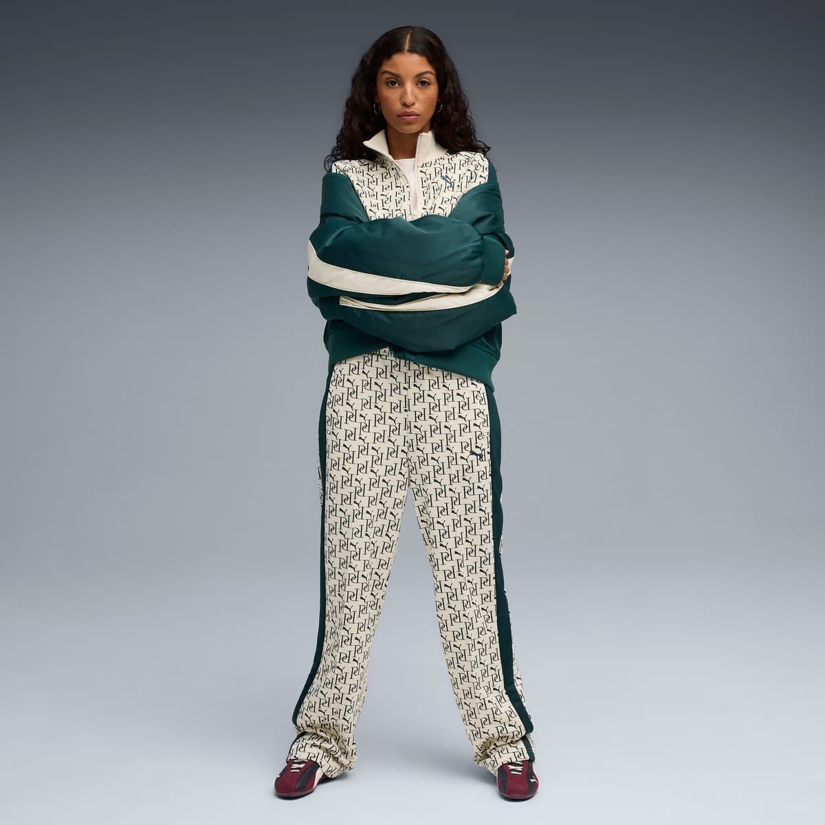 PUMA T7 All-Over Print trainingsjack voor Dames, Maat XL thumbnail 6