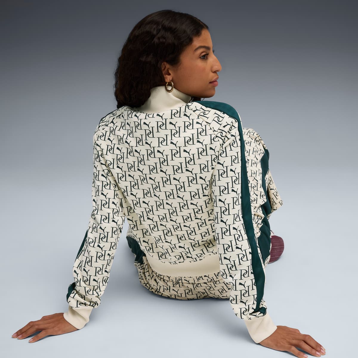 PUMA T7 All-Over Print trainingsjack voor Dames, Maat XL thumbnail 5