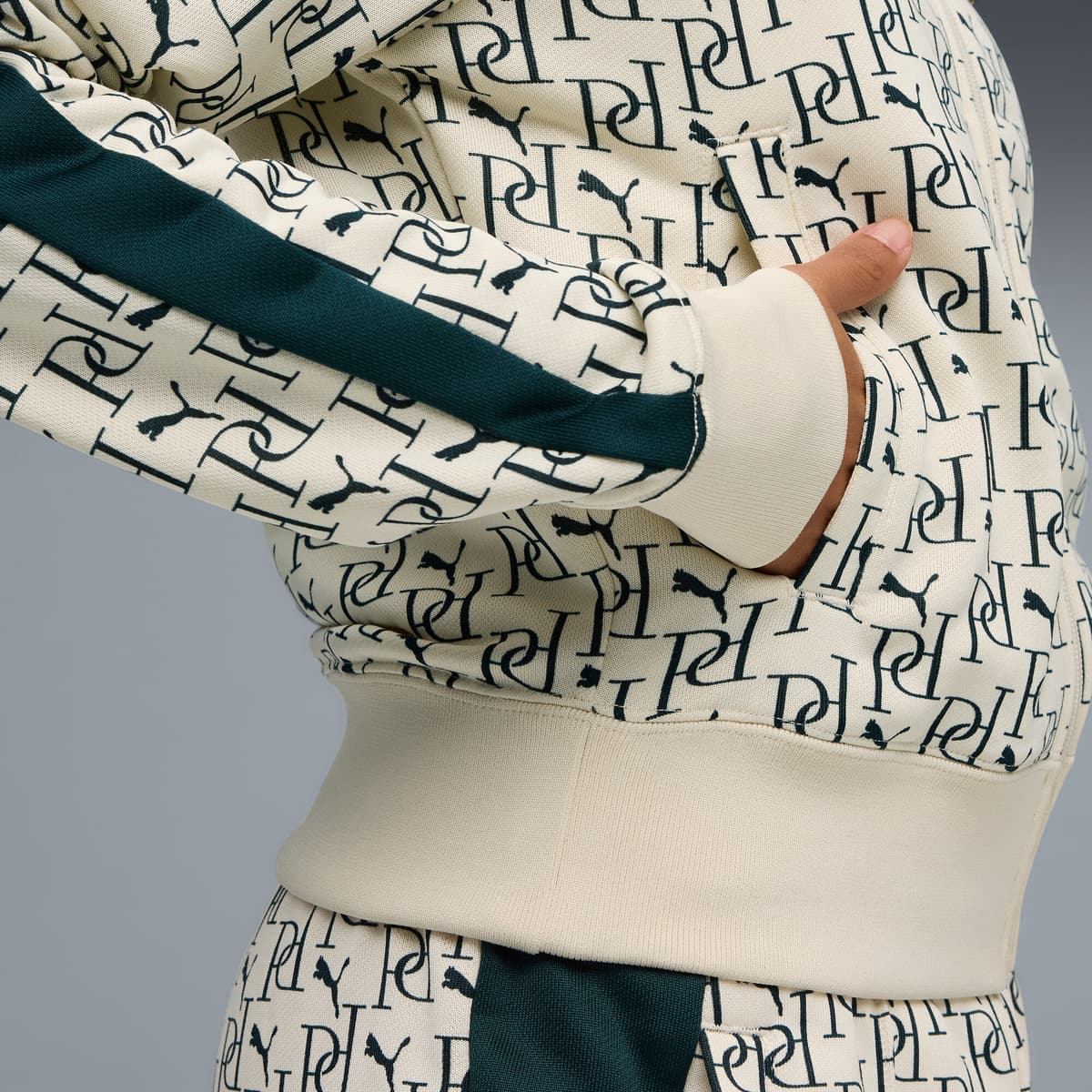 PUMA T7 All-Over Print trainingsjack voor Dames, Maat XL thumbnail 4