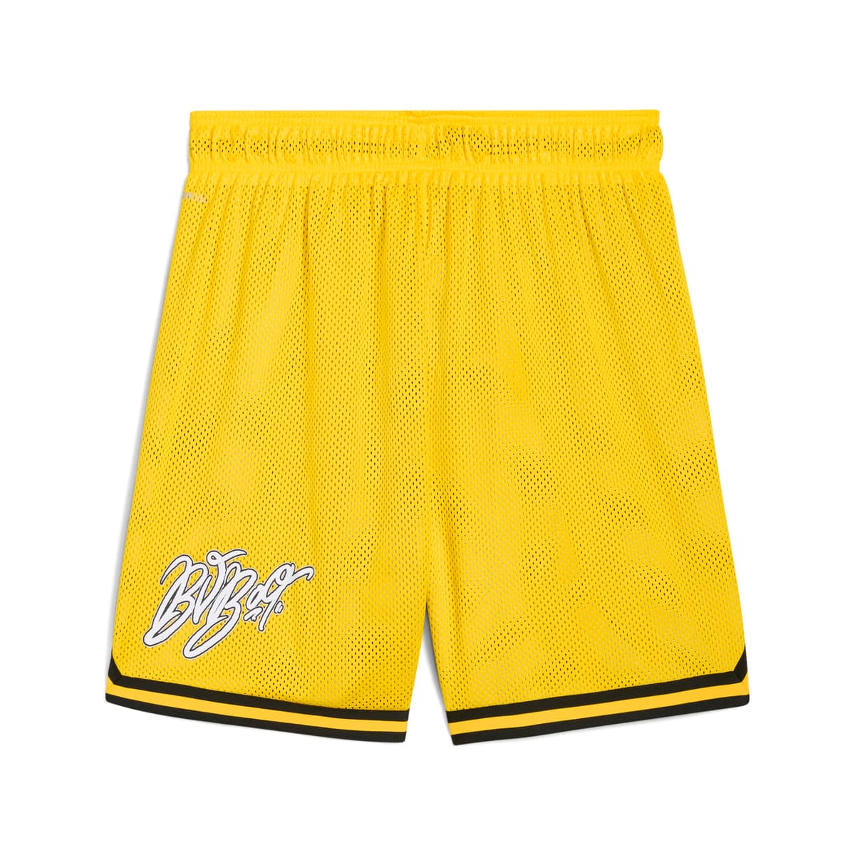 PUMA HOOPS x Borussia Dortmund short voor Heren, Zwart/Geel, Maat 3XL thumbnail 4