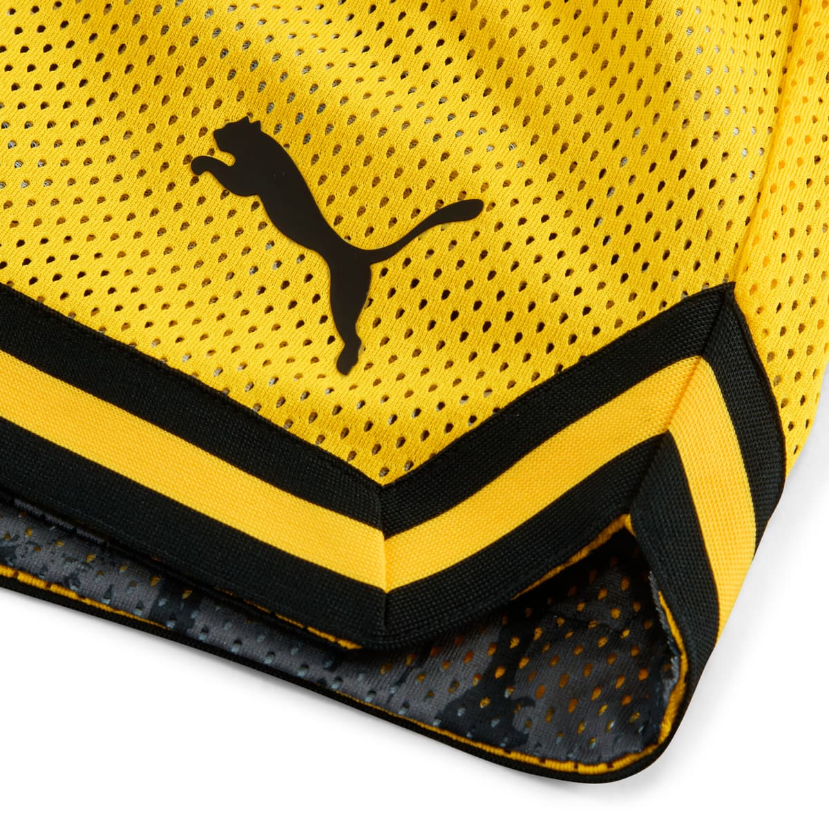 PUMA HOOPS x Borussia Dortmund short voor Heren, Zwart/Geel, Maat 3XL thumbnail 2