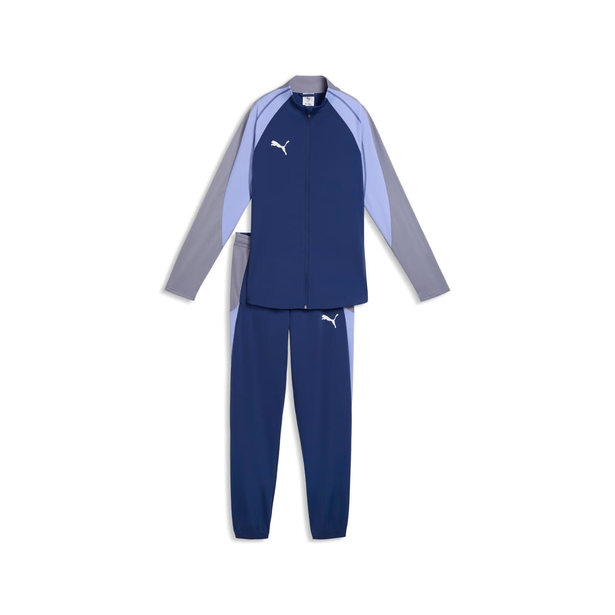 PUMA IndividualBLAZE voetbaltrainingspak voor Dames, Blauw/Wit, Maat L