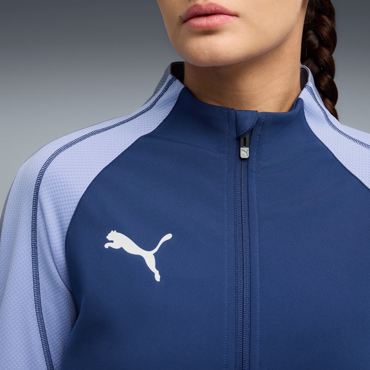 PUMA IndividualBLAZE voetbaltrainingspak voor Dames, Blauw/Wit, Maat L thumbnail 5