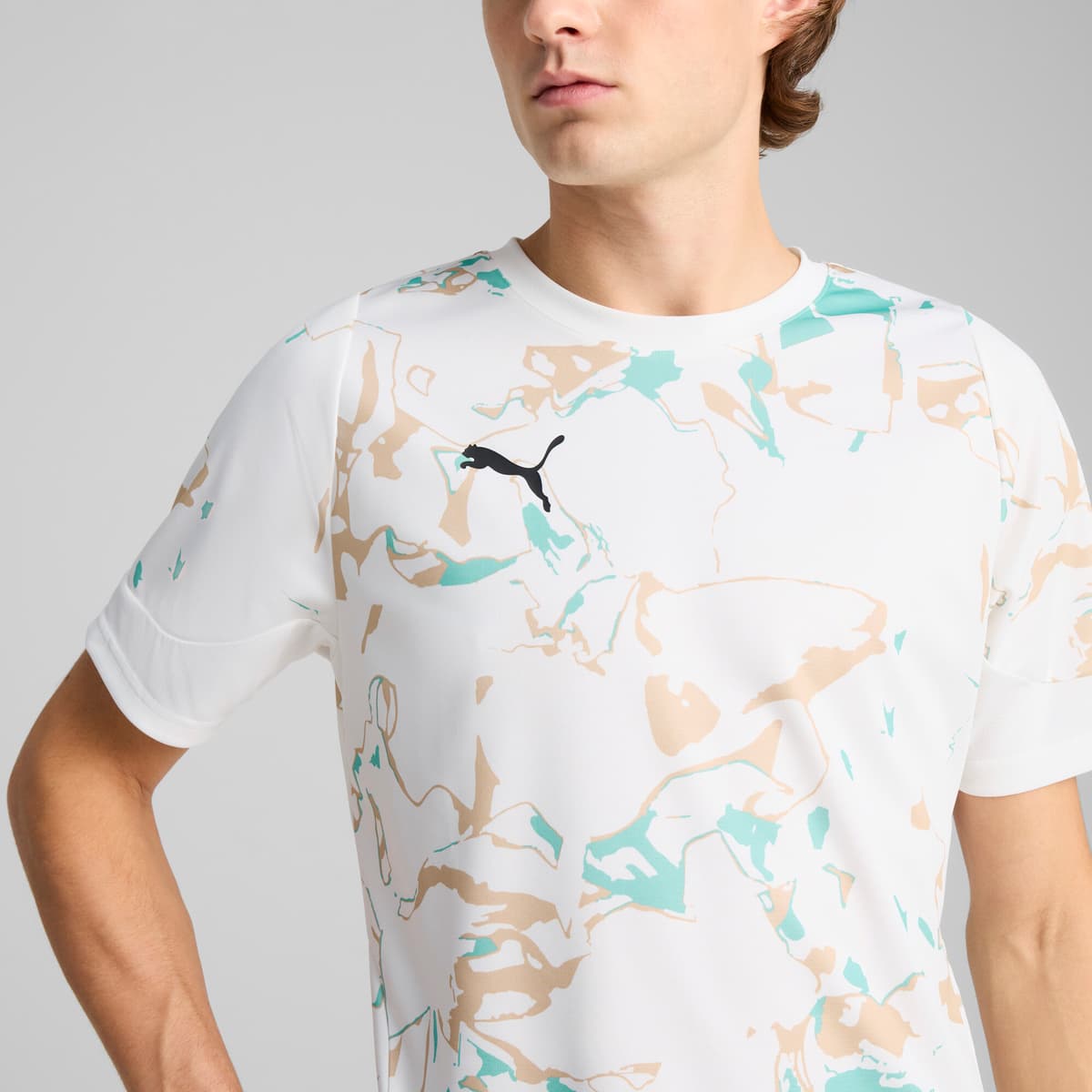 PUMA IndividualEARTH DAY voetbalshirt voor Heren, Wit, Maat L thumbnail 2