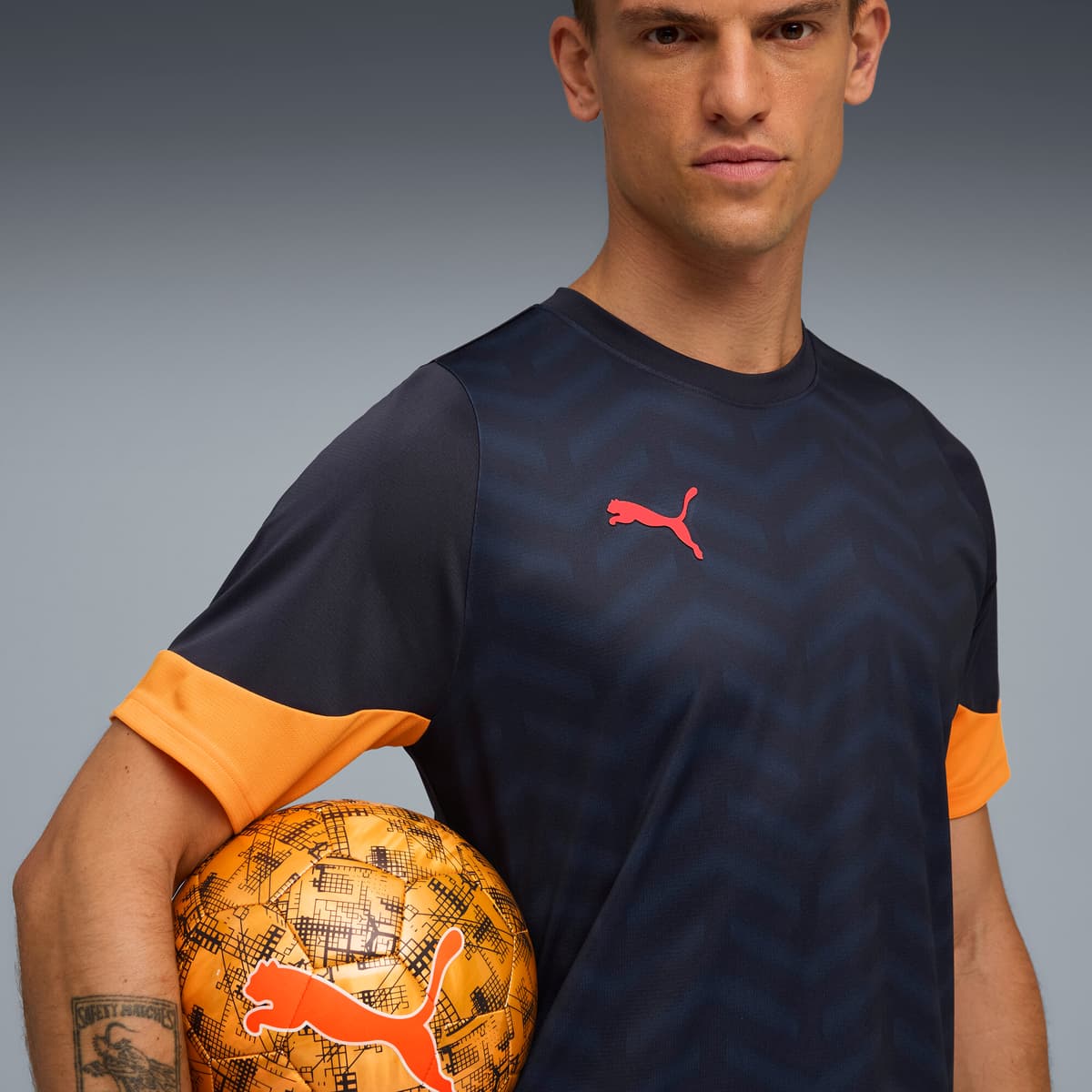 PUMA individualCUP voetbalshirt voor Heren, Blauw/Rood, Maat 3XL thumbnail 5