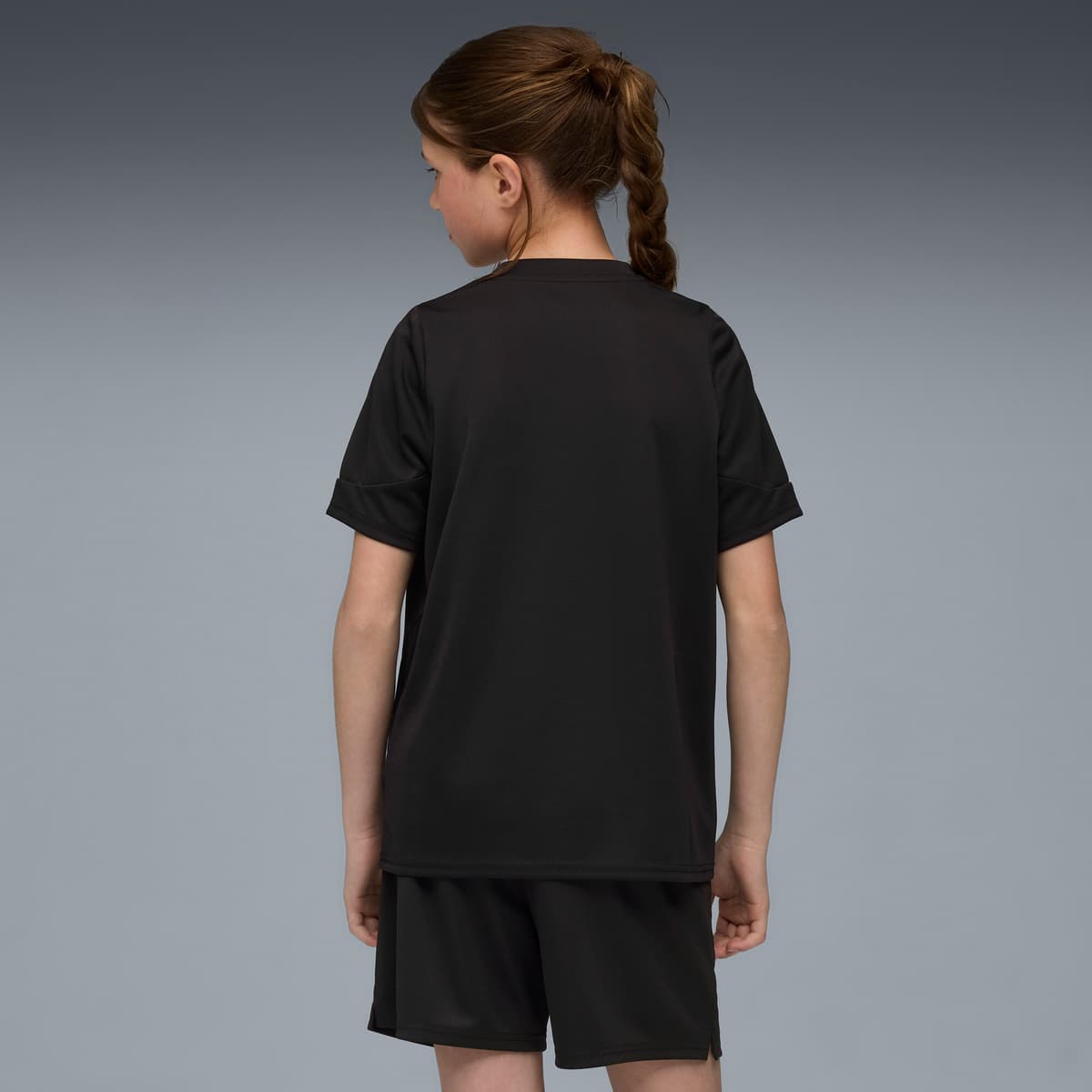 PUMA individualCUP voetbalshirt, Blauw/Zwart/Wit, Maat 13-14Y thumbnail 4