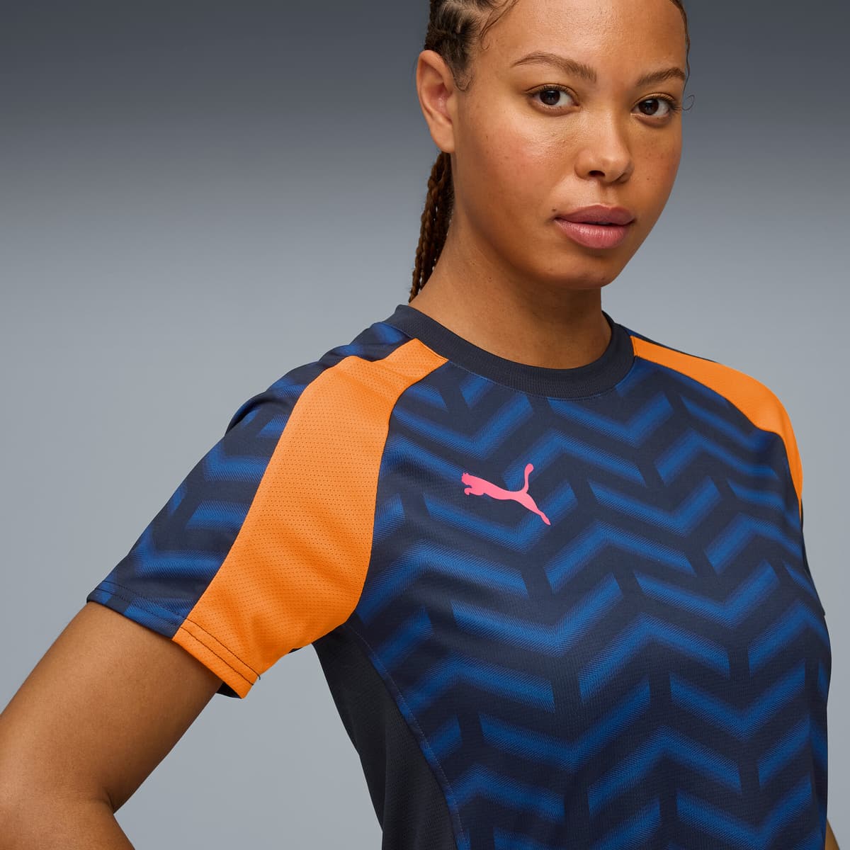 PUMA individualBLAZE voetbalshirt voor Dames, Blauw, Maat XS thumbnail 5