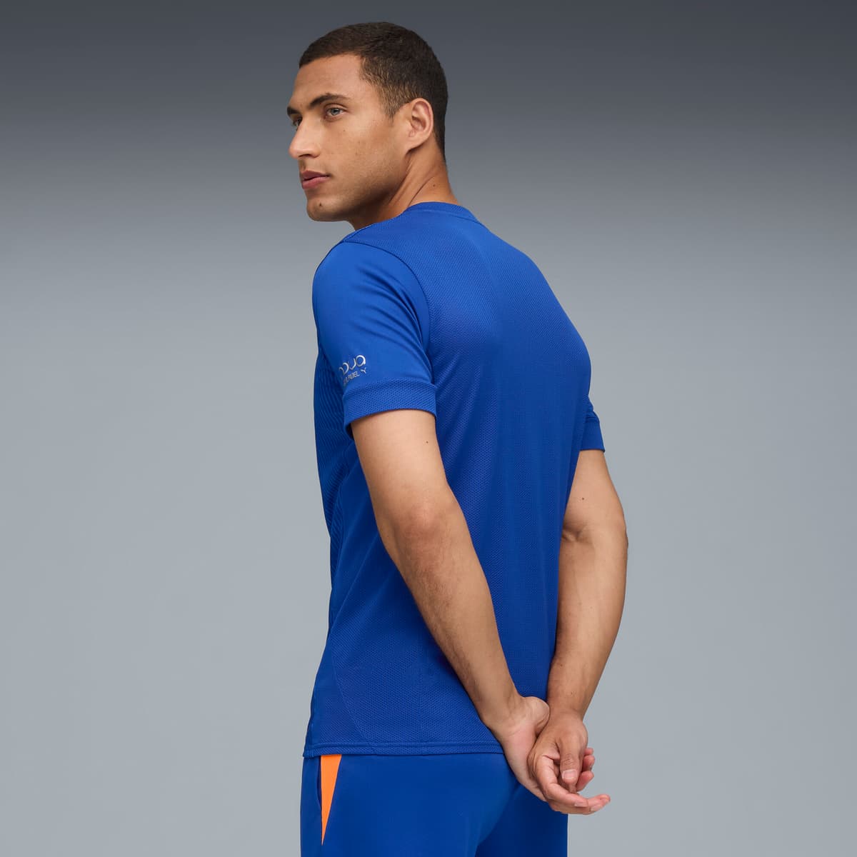 PUMA Individual Padel grafisch shirt voor Heren, Blauw/Wit, Maat L thumbnail 5