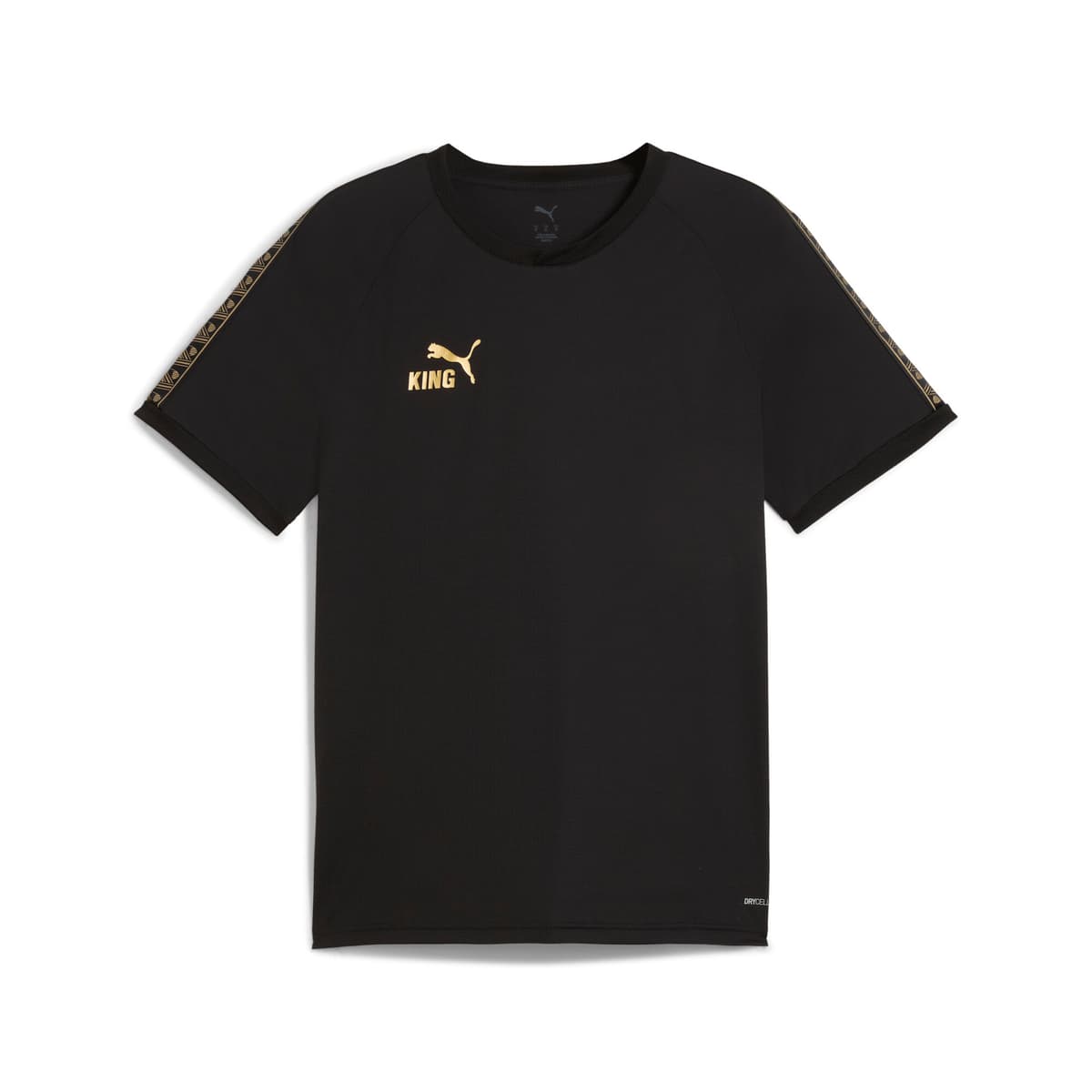 PUMA KINGtouch voetbalshirt voor Heren, Zwart/Goud, Maat XL