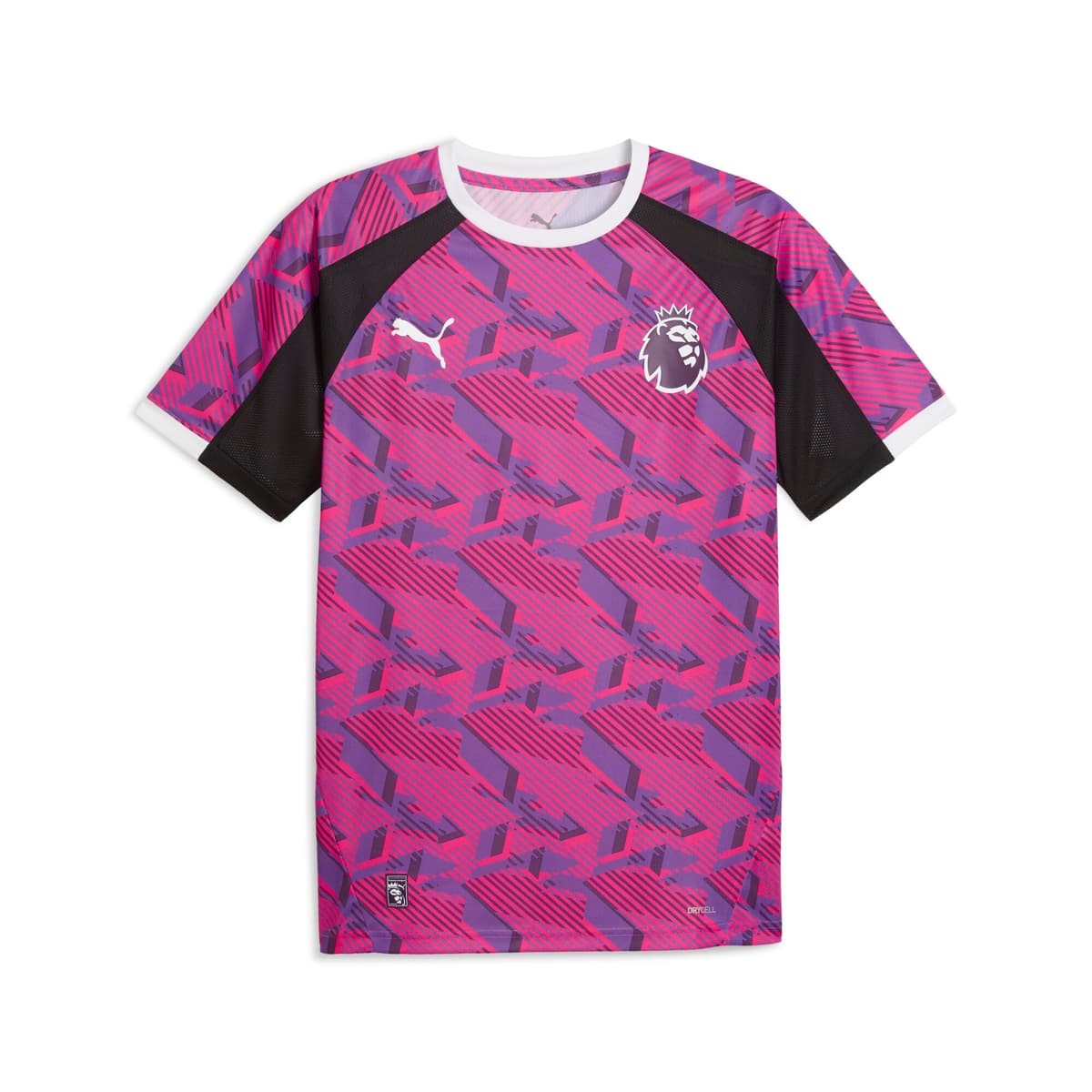 PUMA Premier League Brilliance shirt voor Heren, Zwart/Wit, Maat XS