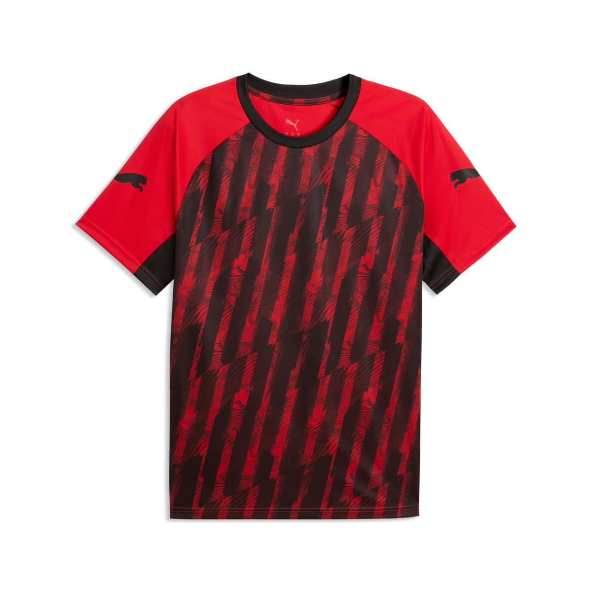 PUMA IndividualLIGA voetbalshirt met print voor Heren, Zwart/Rood/Wit, Maat L