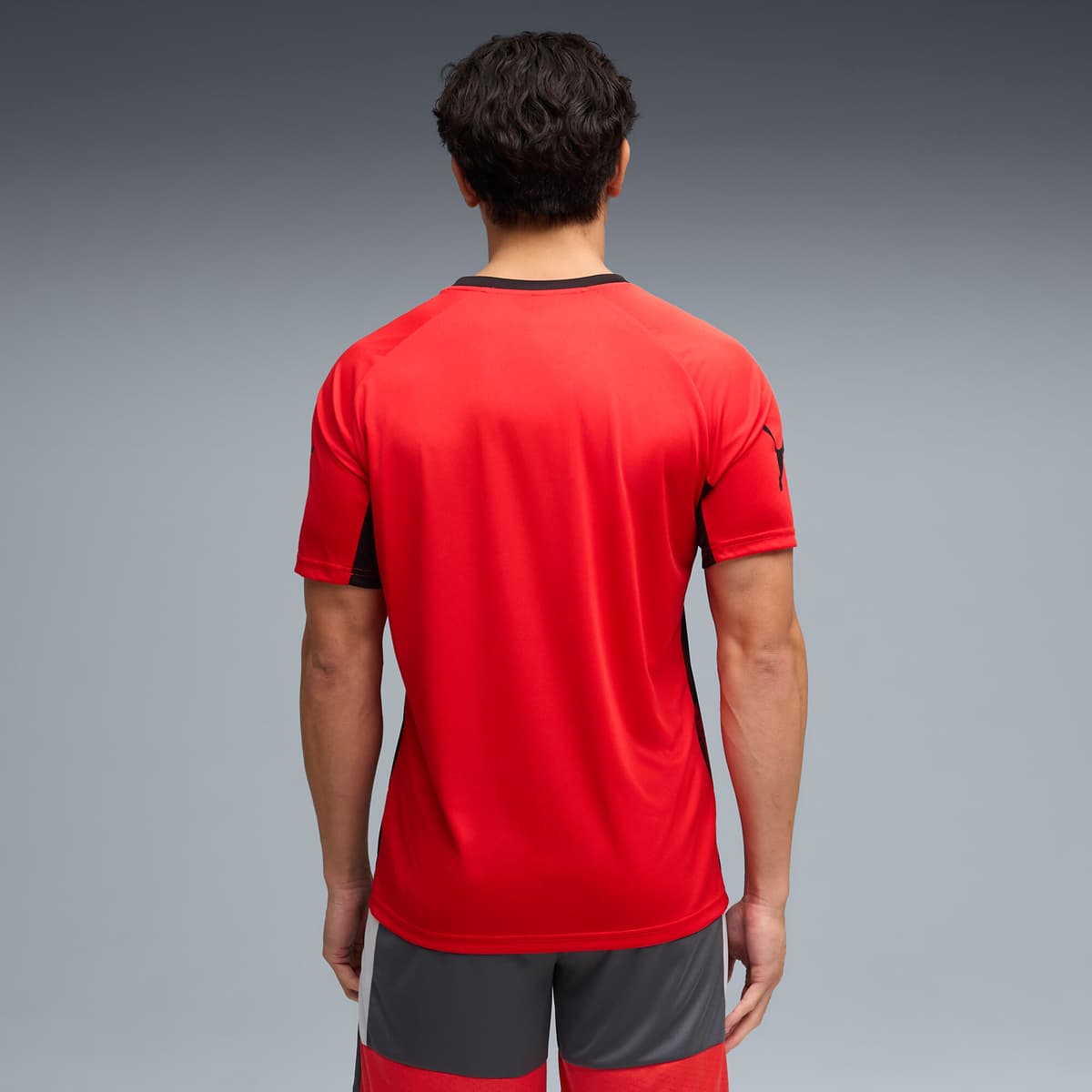 PUMA IndividualLIGA voetbalshirt met print voor Heren, Zwart/Rood/Wit, Maat L thumbnail 3