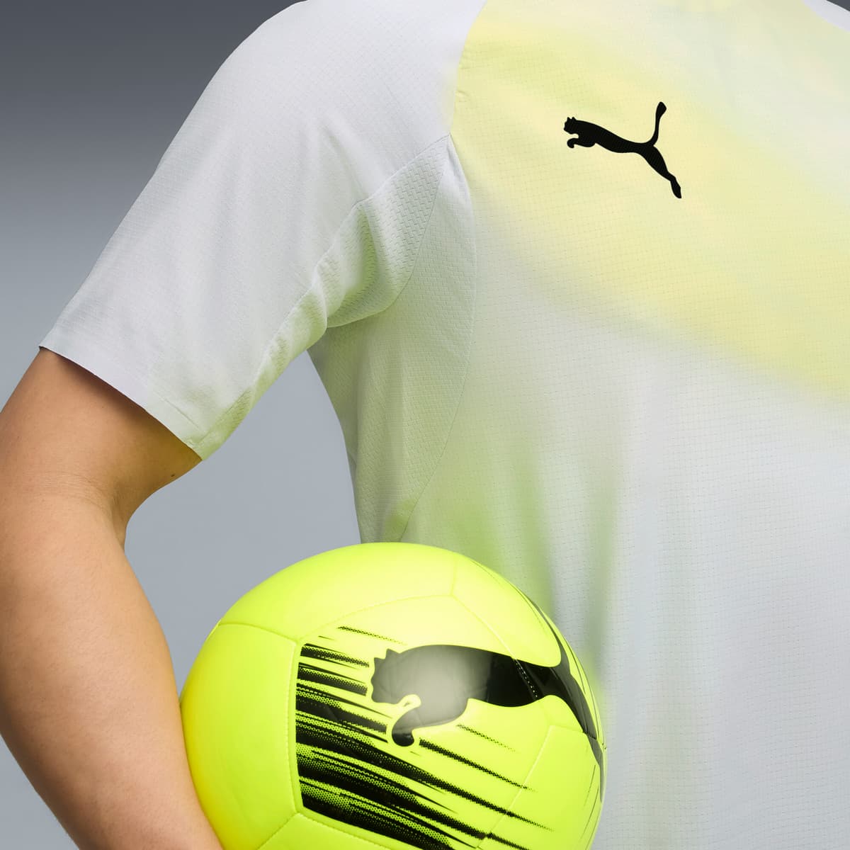 PUMA Individual Lightspeed Ultimate voetbalshirt voor Heren, Zwart/Zilver, Maat M thumbnail 5