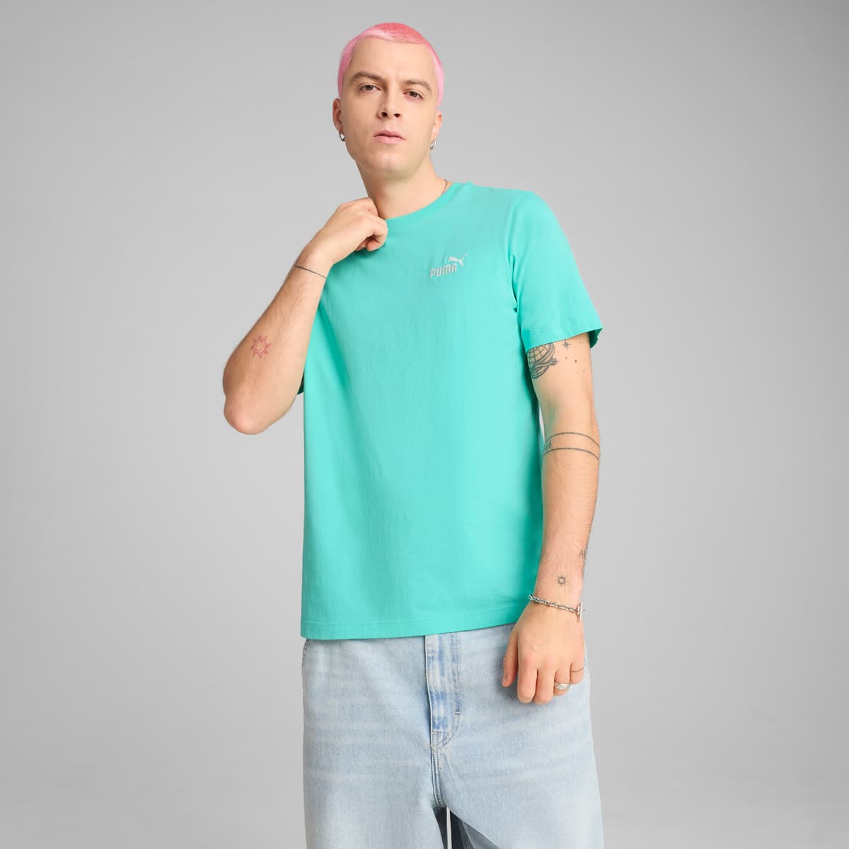 PUMA Essentials No. 1-logo T-shirt voor Heren, Maat L