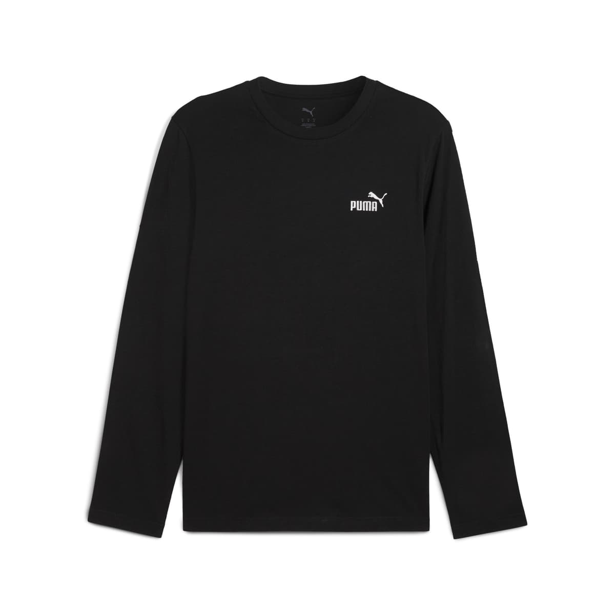 PUMA Essentials No. 1-logo T-shirt met lange mouwen voor Heren, Zwart, Maat XS thumbnail 3