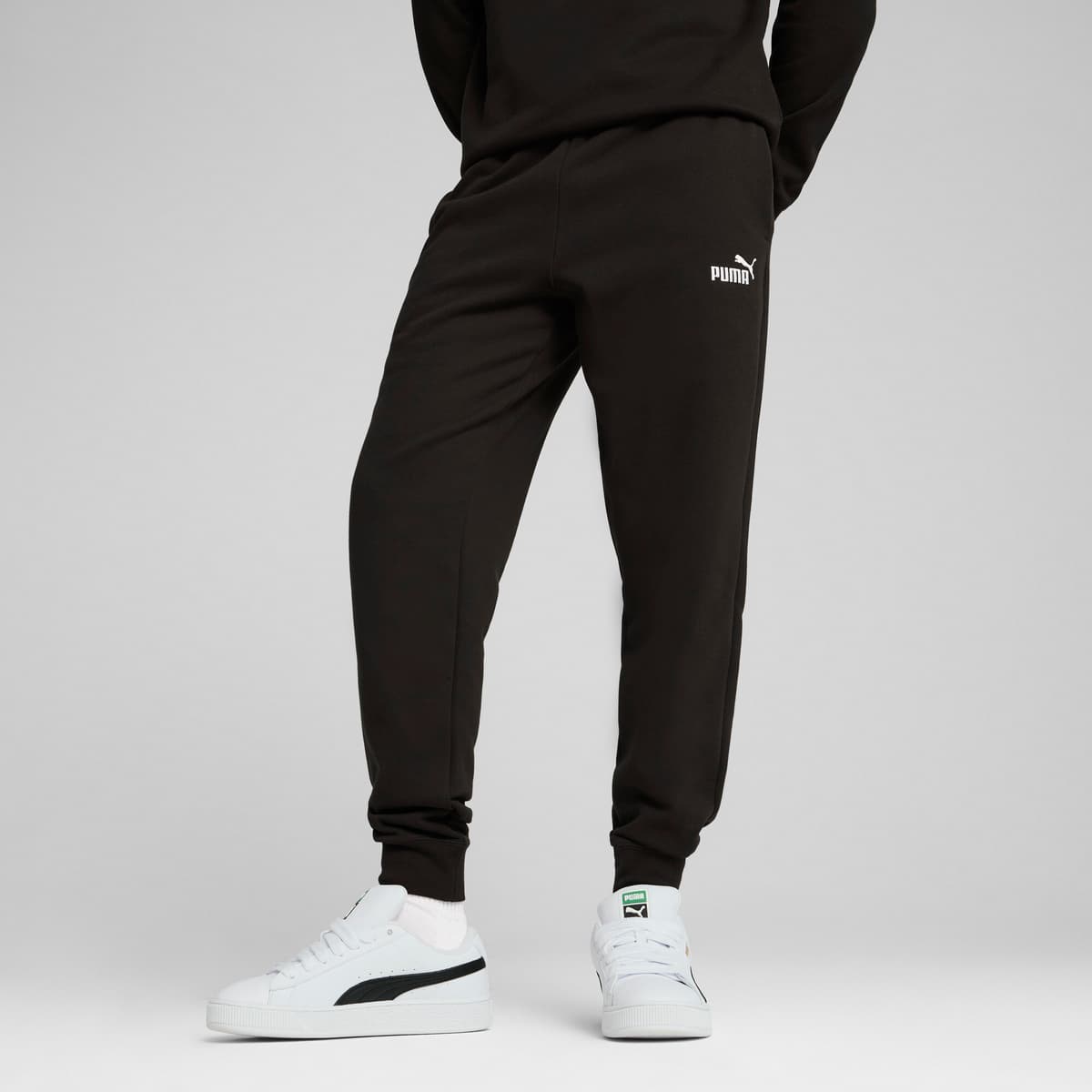 PUMA Essentials No. 1-logo sweatpant voor Heren, Zwart, Maat XL thumbnail 6