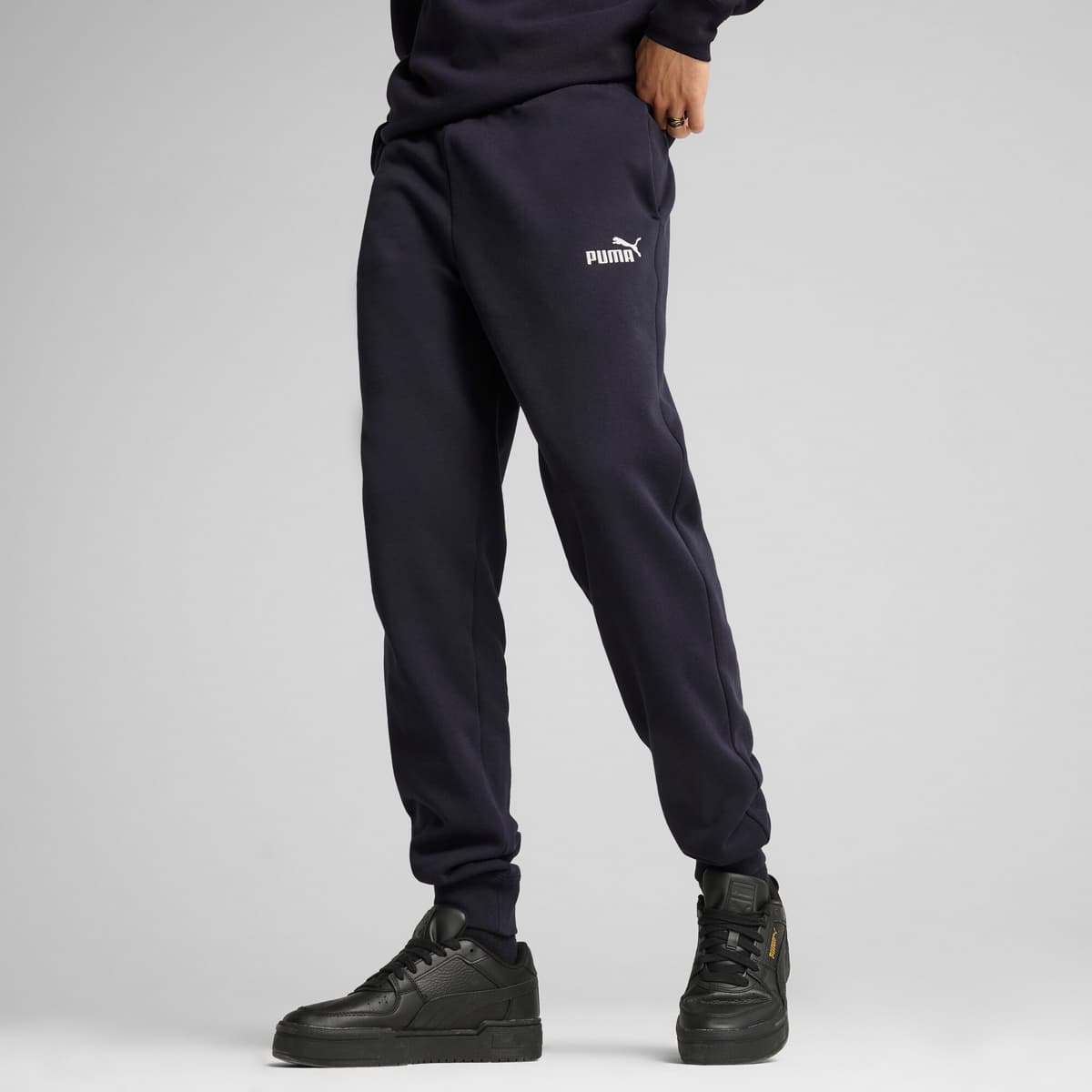 PUMA Essentials No. 1-logo sweatpant voor Heren, Blauw, Maat S thumbnail 6